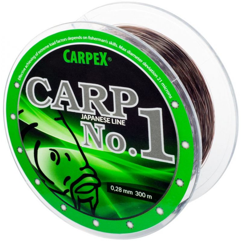 ŻYŁKA ROBINSON CARPEX No.1 KARPIOWA 300m 0,33mm ŻYŁKA ROBINSON CARPEX No.1 KARPIOWA 300m 0,33mm