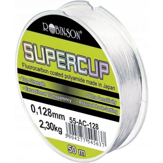 ŻYŁKA ROBINSON SUPERCUP 50m 0,190mm PRZYPONOWA ŻYŁKA ROBINSON SUPERCUP 50m 0,190mm PRZYPONOWA