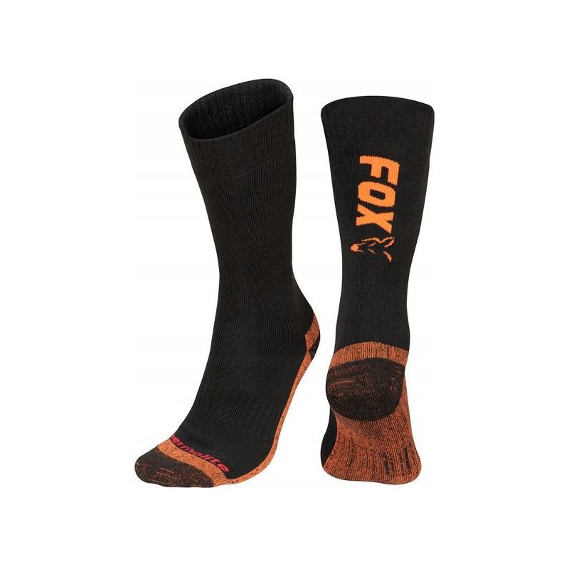SKARPETY FOX BLACK ORANGE THERMO SOCK ROZ. 44-47 SKARPETY FOX BLACK ORANGE THERMO SOCK ROZ. 44-47