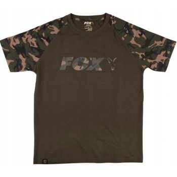 KOSZULKA T-SHIRT FOX REGLAN KHAKI COMO ROZMIAR S