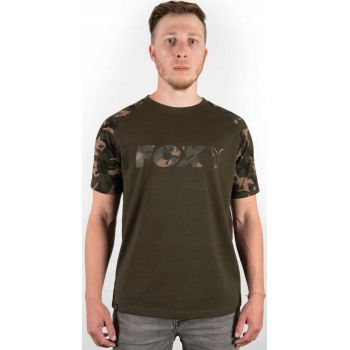 KOSZULKA T-SHIRT FOX REGLAN KHAKI COMO ROZMIAR S