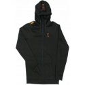 BLUZA FOX COLL BLACK ORANGE NA ZAMEK ROZMIAR M
