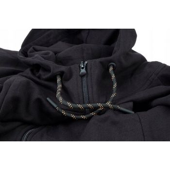 BLUZA FOX COLL BLACK ORANGE NA ZAMEK ROZMIAR M