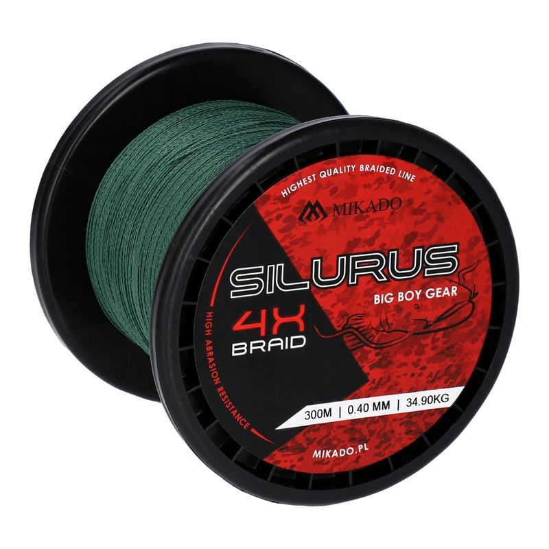 PLECIONKA MIKADO SILURUS 4X BRAID 0,45mm 600m PLECIONKA MIKADO SILURUS 4X BRAID 0,45mm 600m