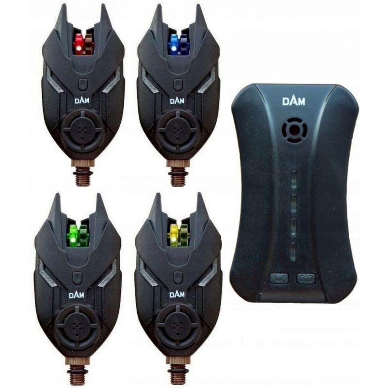Zestaw sygnalizatorów Dam TF Bite Alarm Set 4+1 Zestaw sygnalizatorów Dam TF Bite Alarm Set 4+1