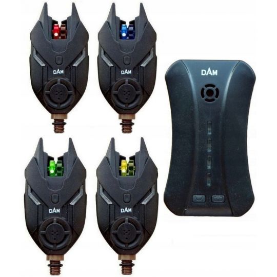 Zestaw sygnalizatorów Dam TF Bite Alarm Set 4+1 Zestaw sygnalizatorów Dam TF Bite Alarm Set 4+1