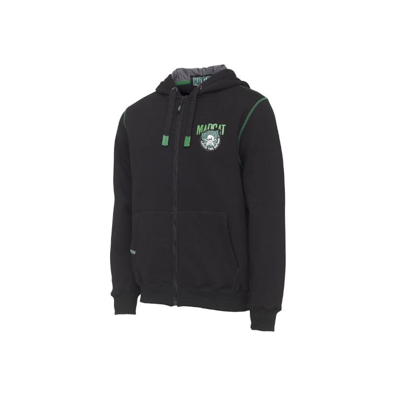 BLUZA MADCAT BADGE LOGO NA ZAMEK BLACK CAVIAR XXL