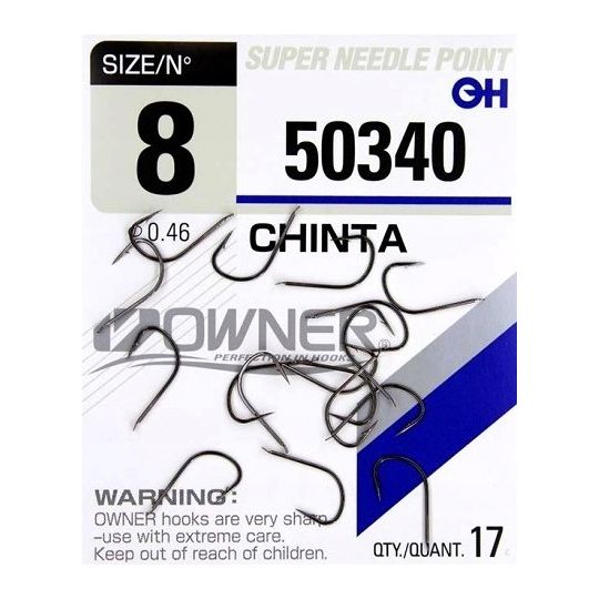 HACZYKI OWNER CHINTA 50340 ROZMIAR 2 CZARNE POŁYS HACZYKI OWNER CHINTA 50340 ROZMIAR 2 CZARNE POŁYS