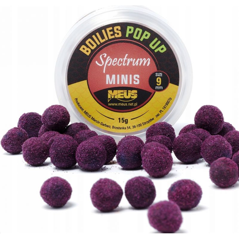 KULKI MEUS SPECTRUM POP UP 9MM MINIS CZOSNEK KULKI MEUS SPECTRUM POP UP 9MM MINIS CZOSNEK