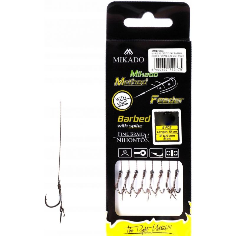 HACZYKI MIKADO METHOD FEEDER PLECIONKA Z IGŁĄ NR.4 HACZYKI MIKADO METHOD FEEDER PLECIONKA Z IGŁĄ NR.4