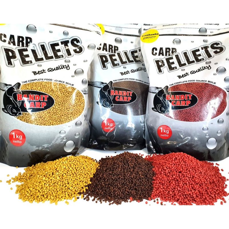 PELLET BANDIT CARP 2mm 1kg ORZECH TYGRYSI