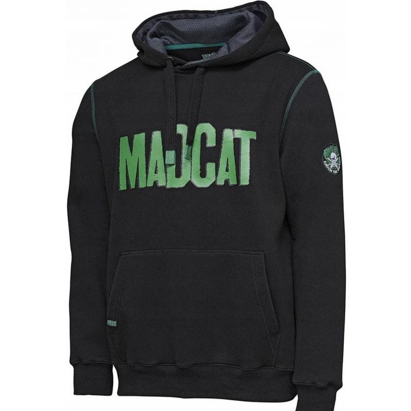 BLUZA MADCAT MEGA LOGO HOODIE BLACK CAVIAR XL