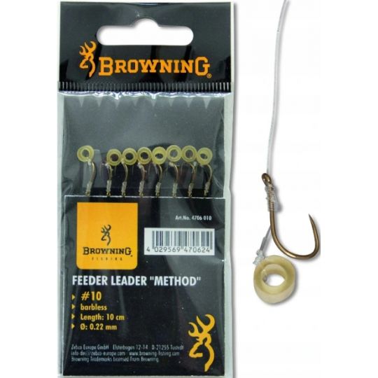 PRZYPON BROWNING FEEDER LEADER METHOD 10 GUMKA PRZYPON BROWNING FEEDER LEADER METHOD 10 GUMKA