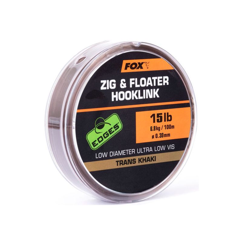 MATERIAŁ PRZYPONOWY FOX ZIG FLOATER HOOKLINK 15lb MATERIAŁ PRZYPONOWY FOX ZIG FLOATER HOOKLINK 15lb