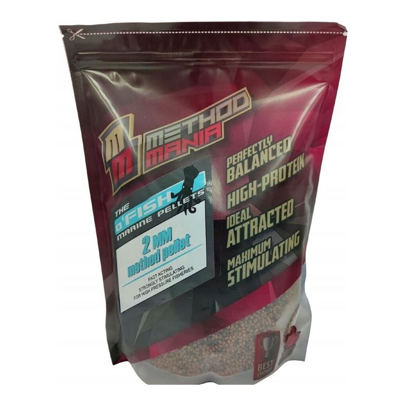 PELLET ZANĘTOWY METHOD MANIA 900g 2mm O'FISH PELLET ZANĘTOWY METHOD MANIA 900g 2mm O'FISH
