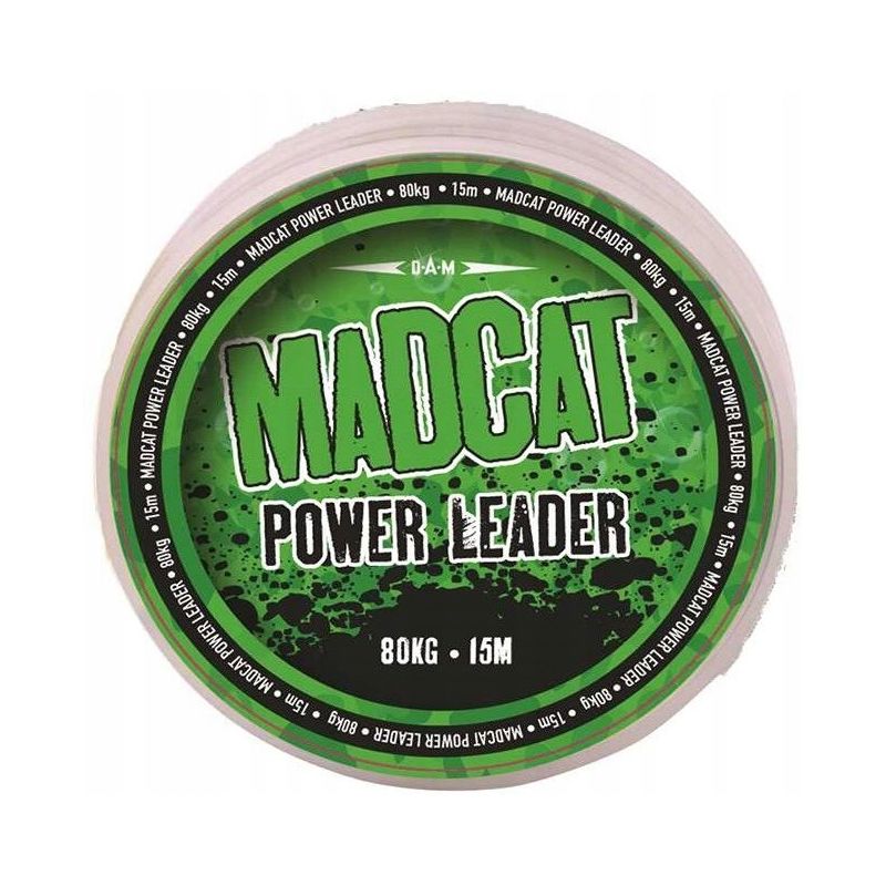 MATERIAŁ PRZYPONOWY MADCAT 15m 100kg POWER LEADER MATERIAŁ PRZYPONOWY MADCAT 15m 100kg POWER LEADER