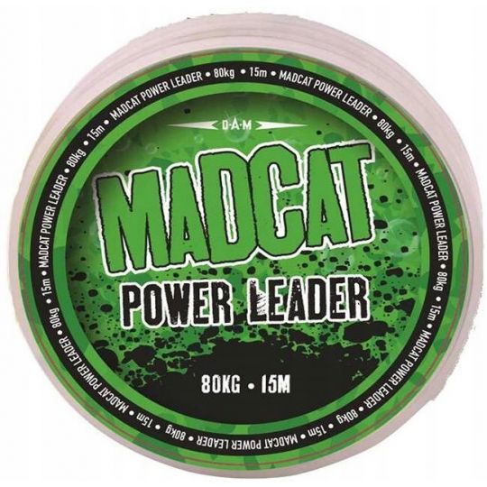 MATERIAŁ PRZYPONOWY MADCAT 15m 100kg POWER LEADER MATERIAŁ PRZYPONOWY MADCAT 15m 100kg POWER LEADER
