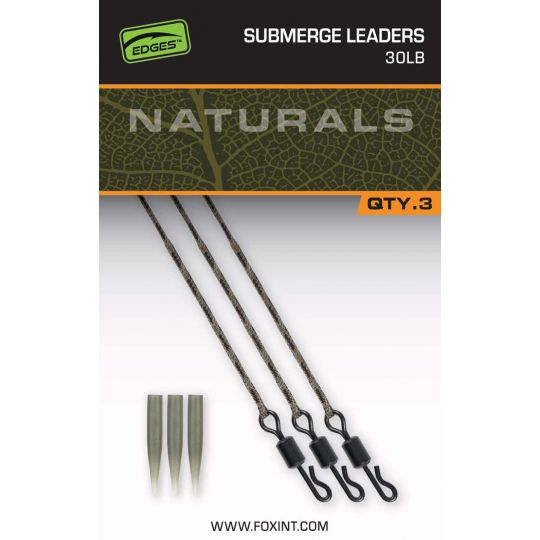 PRZYPONY KARPIOWE FOX SUBMERGE LEADERS 30lb PRZYPONY KARPIOWE FOX SUBMERGE LEADERS 30lb