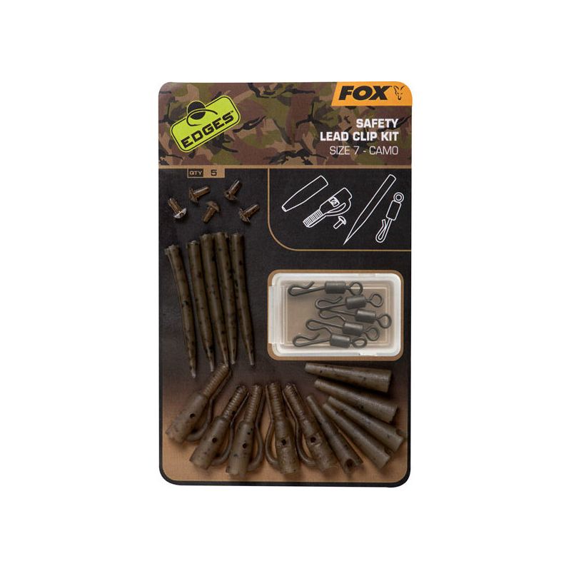 ZESTAW FOX BEZPIECZNY KLIPS CAMO LEAD CLIP 7 ZESTAW FOX BEZPIECZNY KLIPS CAMO LEAD CLIP 7
