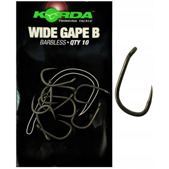 HACZYKI KORDA WIDE GAPE B BARBLESS 4 HACZYKI KORDA WIDE GAPE B BARBLESS 4
