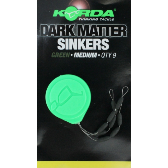 STOPERY DOCIĄŻAJĄCE KORDA SINKERS GREEN MEDIUM