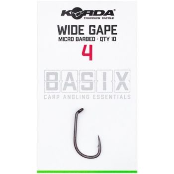 HACZYKI KORDA BASIX WIDE GAPE MICRO BARBED 4