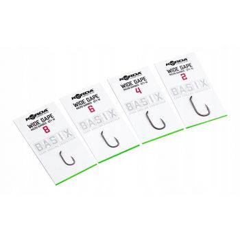HACZYKI KORDA BASIX WIDE GAPE MICRO BARBED 4