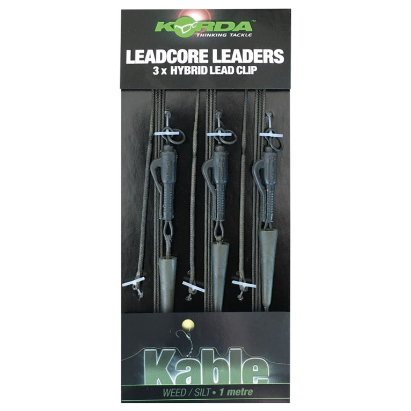 ZESTAW LEADCORE KORDA LEADER HYBRID LEAD CLIP QC W ZESTAW LEADCORE KORDA LEADER HYBRID LEAD CLIP QC W