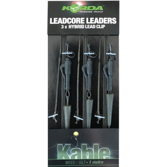 ZESTAW LEADCORE KORDA LEADER HYBRID LEAD CLIP QC W ZESTAW LEADCORE KORDA LEADER HYBRID LEAD CLIP QC W