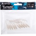 GUMA MIKADO PRZYNĘTA TWISTER 38mm 0.6g PEARL 10szt