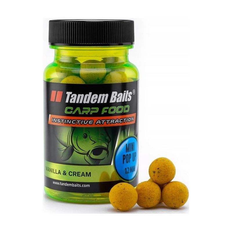 KULKI TANDEM BAITS MINI POP-UP 12mm 30g WANILIA KULKI TANDEM BAITS MINI POP-UP 12mm 30g WANILIA