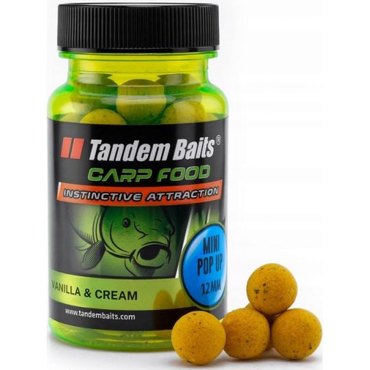 KULKI TANDEM BAITS MINI POP-UP 12mm 30g WANILIA KULKI TANDEM BAITS MINI POP-UP 12mm 30g WANILIA