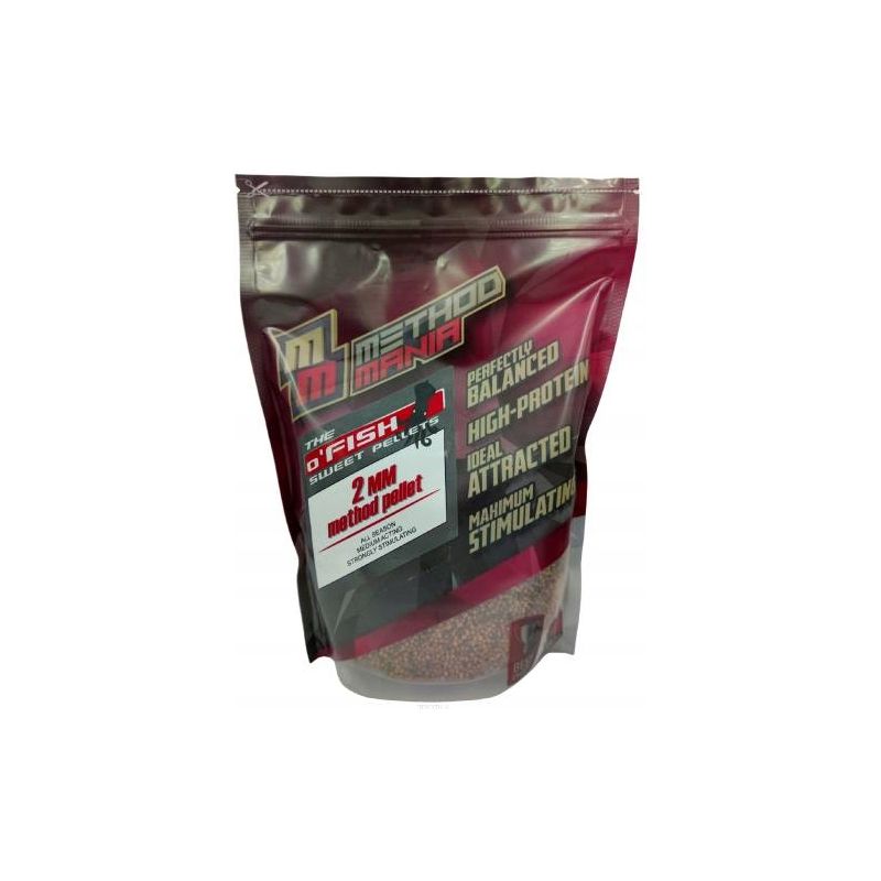 PELLET ZANĘTOWY METHOD MANIA 900g 2mm O'FISH SWEET
