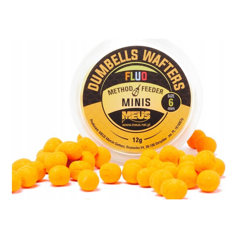 DUMBELLS MEUS WAFTERS FLUO 6mm MINIS PIERNIK DUMBELLS MEUS WAFTERS FLUO 6mm MINIS PIERNIK