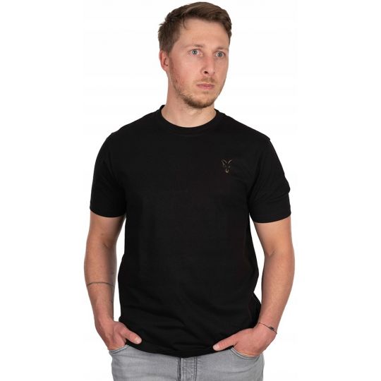 KOSZULKA T-SHIRT FOX BLACK LARGE PRINT ROZMIAR XXL