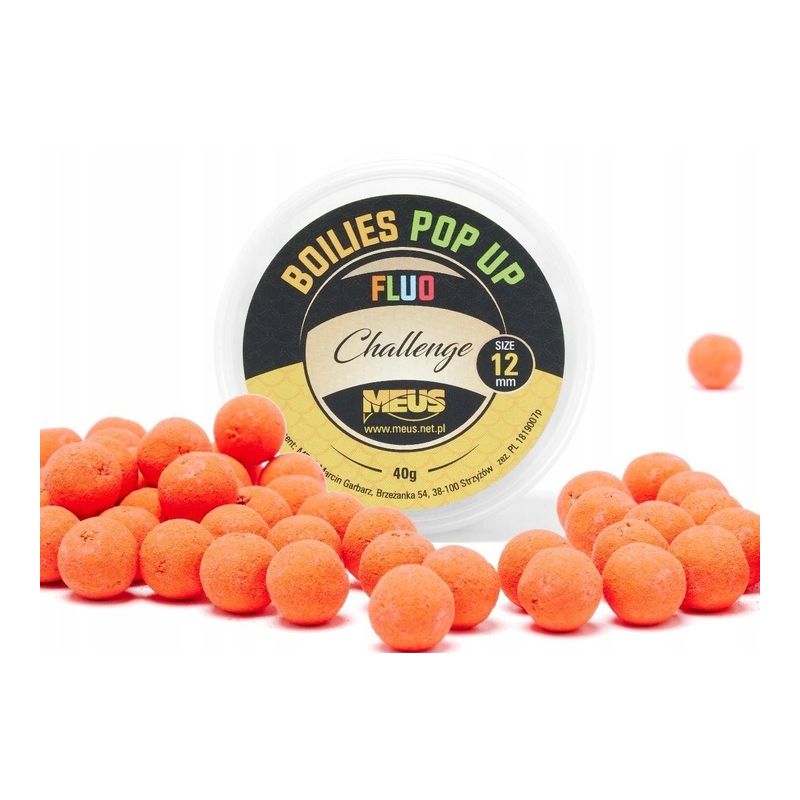 KULKI MEUS CHALLENGE POP UP FLUO 12mm RED KILLER