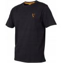 KOSZULKA T-SHIRT FOX COLL BLACK ORANGE ROZMIAR M
