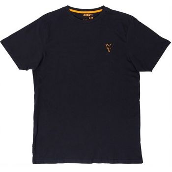 KOSZULKA T-SHIRT FOX COLL BLACK ORANGE ROZMIAR M