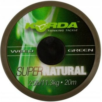 PLECIONKA KORDA SUPER NATURAL 25lb/20m WEED GREEN