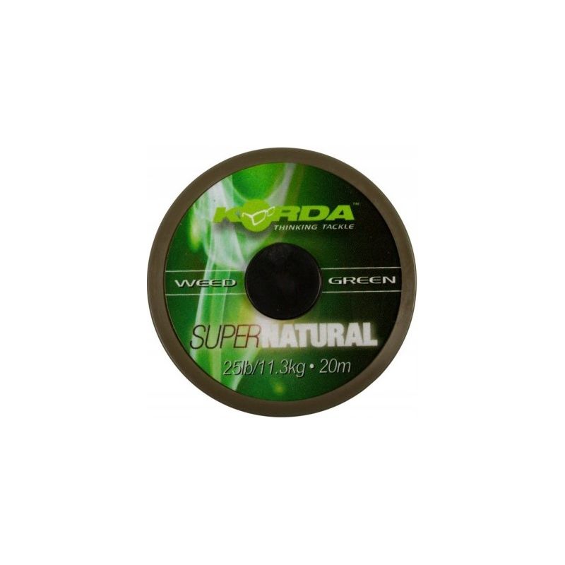 PLECIONKA KORDA SUPER NATURAL 18lb/ 20m WEED GREEN