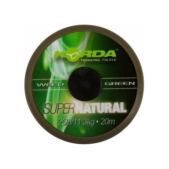 PLECIONKA KORDA SUPER NATURAL 18lb/ 20m WEED GREEN