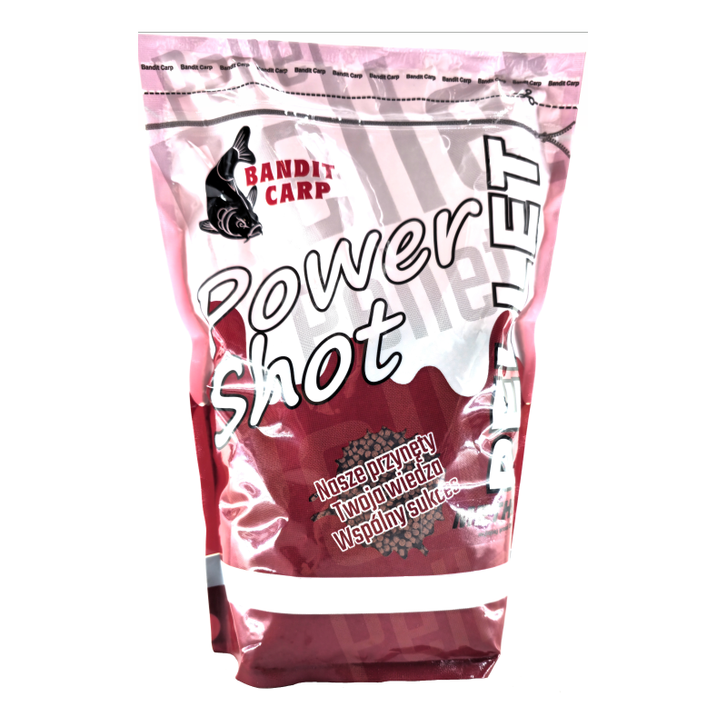 PELLET BANDIT CARP 2mm 1kg CZEKOLADA POMARAŃCZA