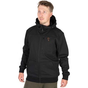 KURTKA FOX COLLECTION SOFT SHELL BLACK ORANGE XXXL