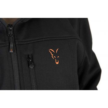 KURTKA FOX COLLECTION SOFT SHELL BLACK ORANGE XXXL