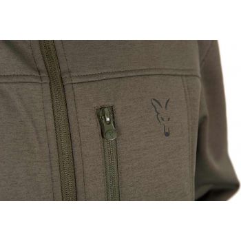 KURTKA FOX COLLECTION SOFT SHELL BLACK GREEN XXXL