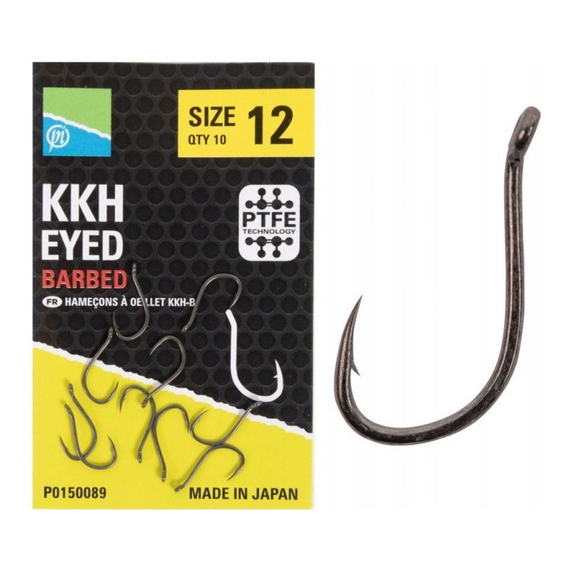 HACZYKI PRESTON KKH BARBED SIZE 12 10szt