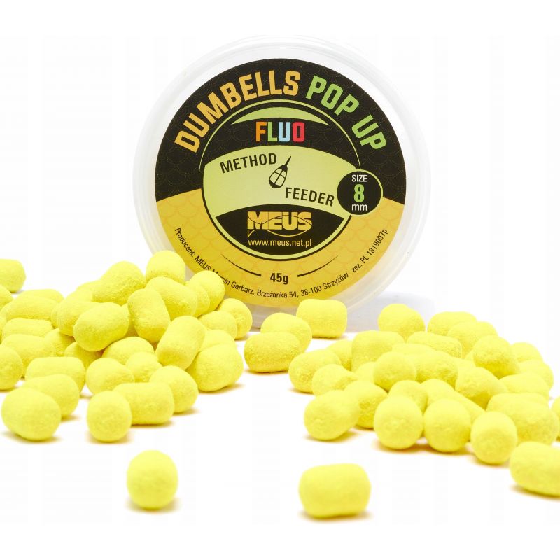 DUMBELLS MEUS FLUO POP UP 8mm 45g ANANAS