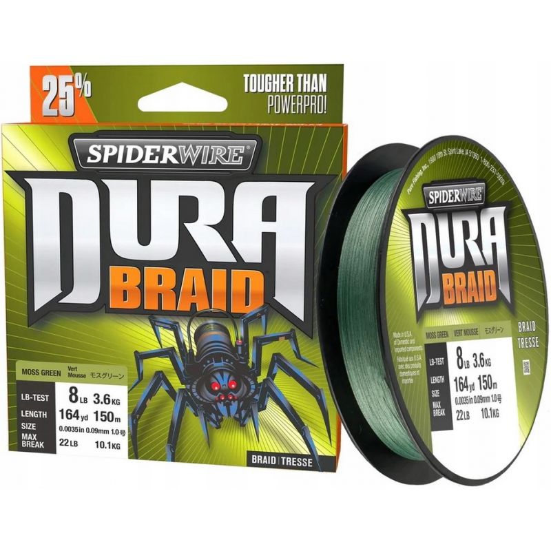 PLECIONKA SPIDERWIRE DURA BRAID 0.15mm 135m GREEN