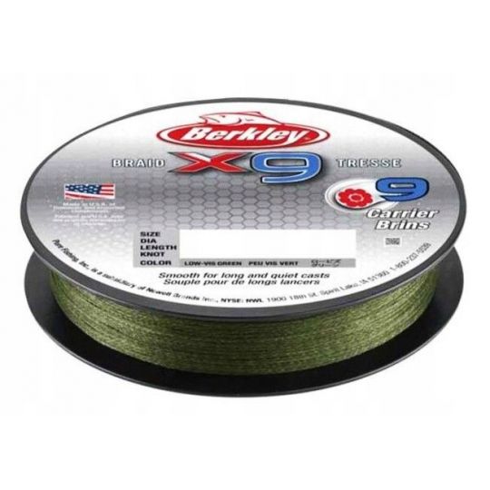 PLECIONKA BERKLEY X9 BRAID 0.20mm 150m GREEN PLECIONKA BERKLEY X9 BRAID 0.20mm 150m GREEN