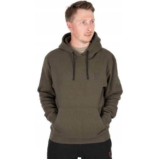 BLUZA FOX COLLECTION HOODY GREEN BLACK S